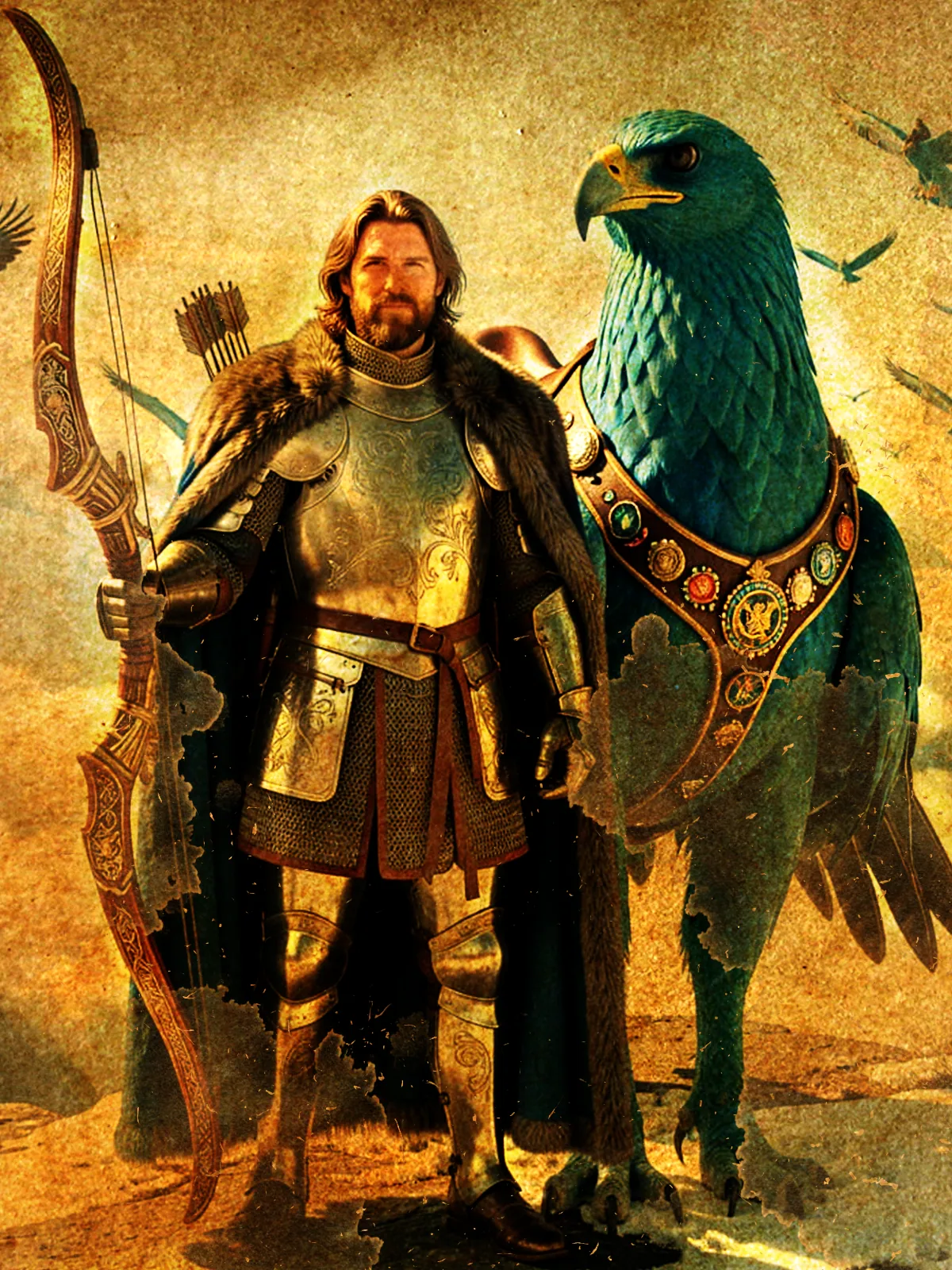 Falcon Knight — character art