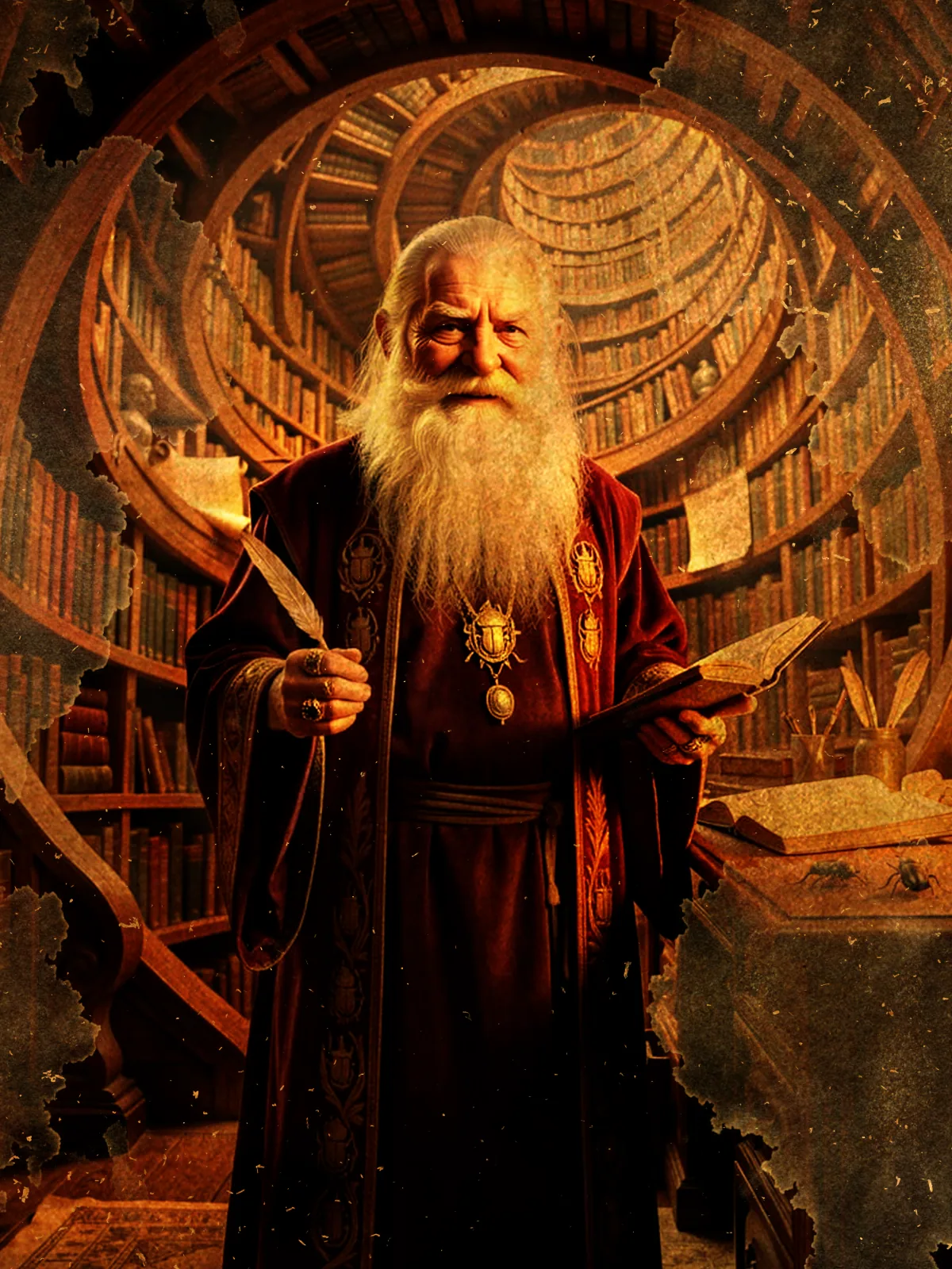 Loremaster — character art