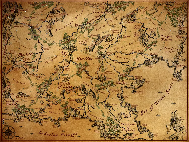 Map — Andor