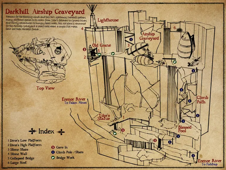 Map — Darkhill
