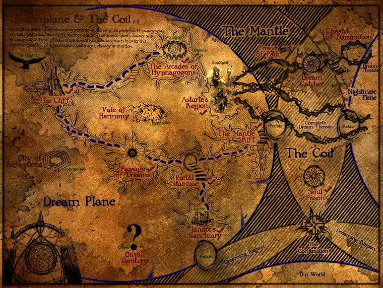 Map — Dreamplane and the Coil