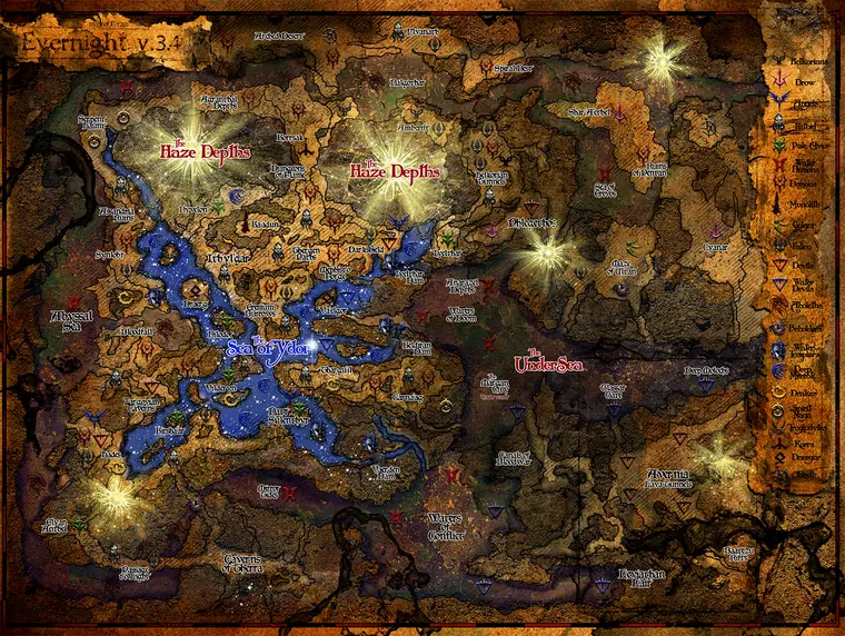 Map — Evernight