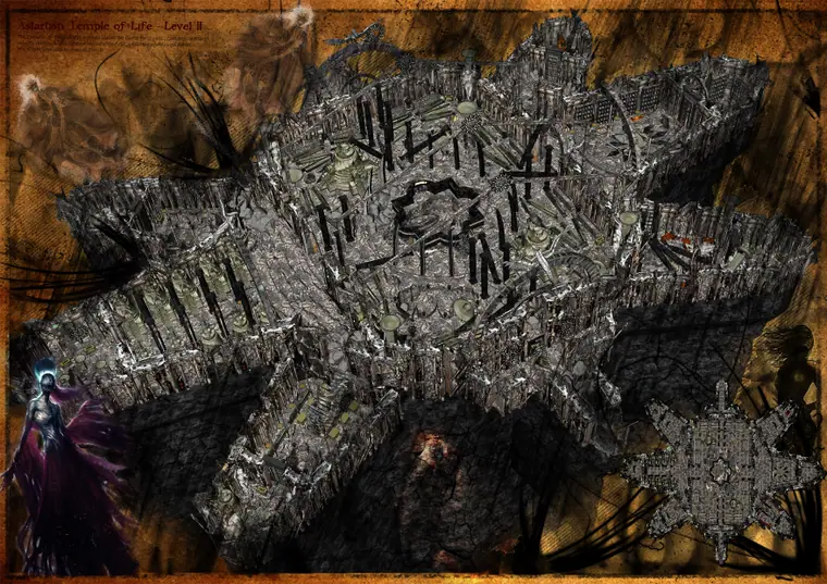 Map — Temple of Life — Level Two