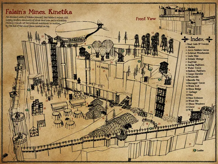 Map — Falain's Mines