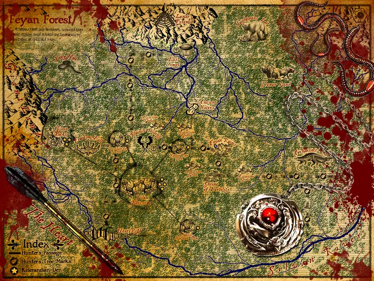 Map — Feyan Forest