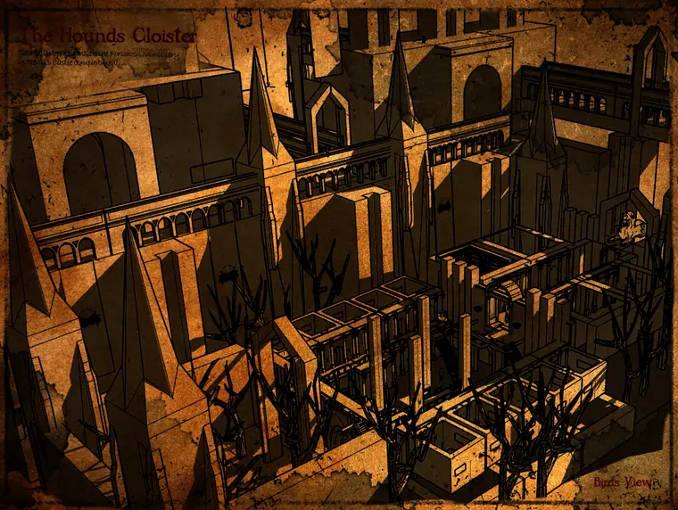 Map — The Hounds Cloister