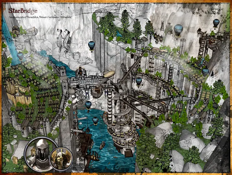 Map — The Star Bridge